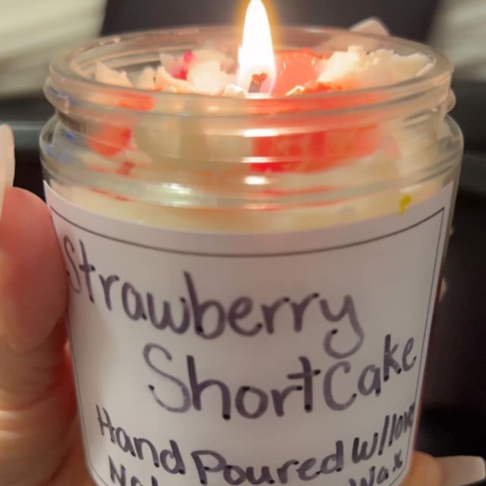 Strawberry Shortcake Candle